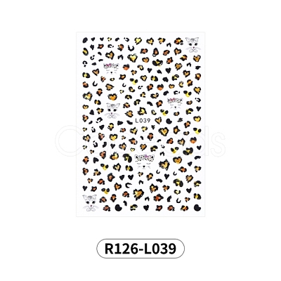 Laser Nail Art Stickers Decals MRMJ-R126-L039-1