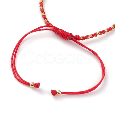 Adjustable Nylon Braided Cord Bracelet Making AJEW-JB00891-1