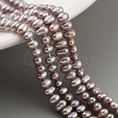 Natural Cultured Freshwater Pearl Beads Strands PEAR-C003-33C-1