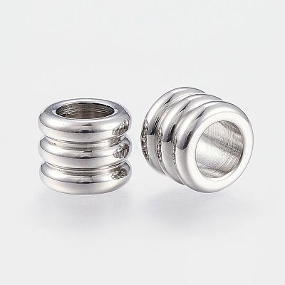 Non-Tarnish 304 Stainless Steel Beads X-STAS-P127-03P-1