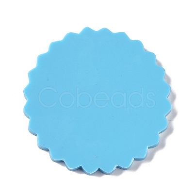 DIY Mandala Flower Shape Coaster Silicone Molds X-DIY-G083-06A-1