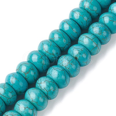 Synthetic Turquoise Beads Strands G-P505-08A-1