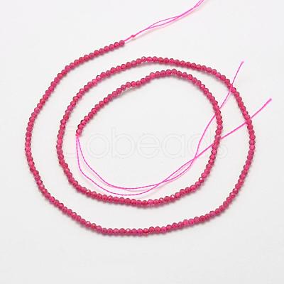 Faceted Synthetic Quartz Beads Strands G-F507-01A-1