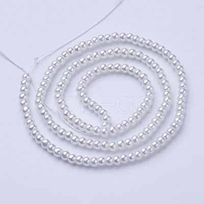 Glass Pearl Beads Strands HY-3D-B01-1