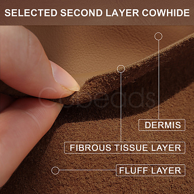 Cowhide Leather Labels AJEW-WH0386-0030-1