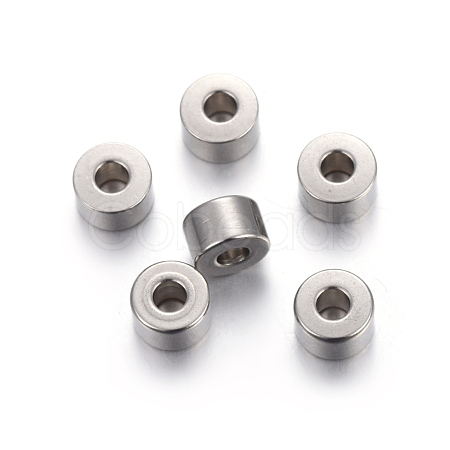 304 Stainless Steel Spacer Beads STAS-P223-14P-1