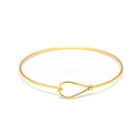 Cool 304 Stainless Steel Bangles BJEW-L374-06G-1