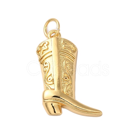 Rack Plating Brass Pendants KK-S372-22G-1