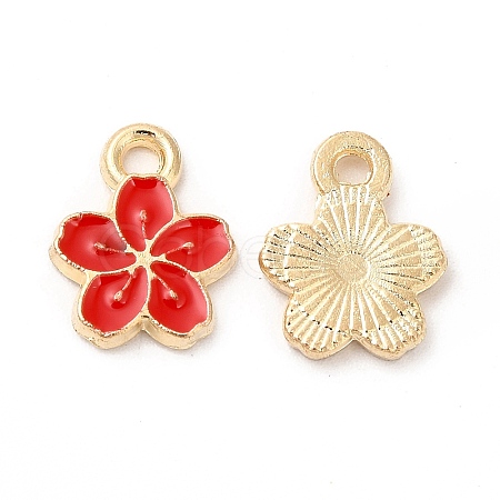 Alloy Enamel Charms ENAM-C005-34G-04-1