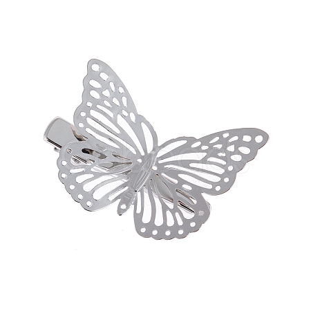 Hollow Butterfly Alloy Alligator Hair Clips PW-WG60457-02-1