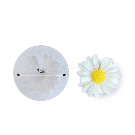 Daisy Flower Shape DIY Food Grade Silicone Molds PW-WG78800-01-1