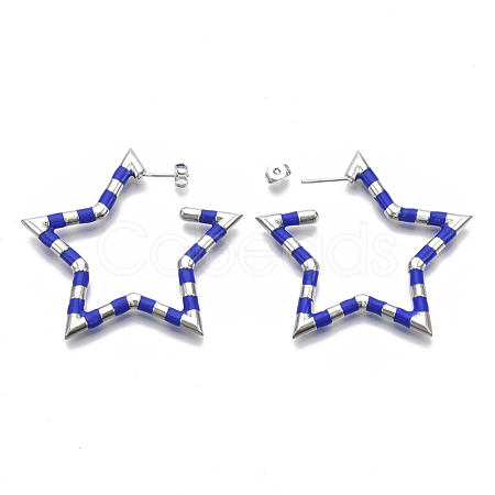 (Jewelry Parties Factory Sale)Brass Stud Earrings EJEW-S209-18-02P-1