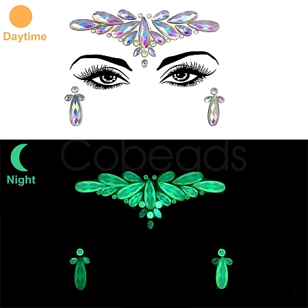 Luminous Glow in the Dark Removable Temporary Water Proof Tattoos Paper Stickers PW-WGF5E01-02-1