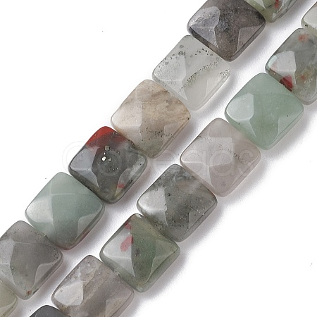 Natural African Bloodstone Beads Strands G-K359-B16-01-1