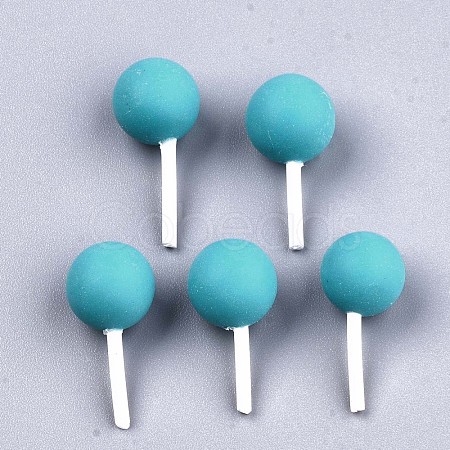 Handmade Polymer Clay 3D Lollipop Embellishments CLAY-T016-82B-1