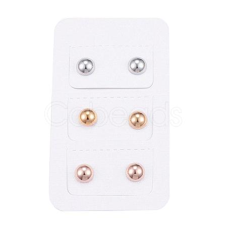 304 Stainless Steel Ear Studs EJEW-G210-02-1