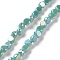 Electroplate Glass Beads Strands, AB Color Plated, Faceted, Flat Round, Light Sea Green, 4.5x3mm, Hole: 1mm, about 145~150pcs/strand, 22.83''(58cm)