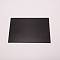 Foamed PVC Mould Plates, Rectangle, Sand Table Model Material Supplies, Black, 200x300x3mm