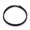 3-Loop Magnetic Cord Wrap Bracelets, Black, 20.15 inch(51.2cm), 2mm