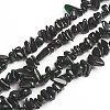 Synthetic Green Goldstone Chips Beads Strands G-D0002-A08-1