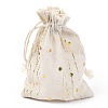 Christmas Theme Cotton Fabric Cloth Bag ABAG-H104-B11-1