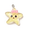 Marine Animal Series Resin Pendants RESI-Q012-01B-01-1