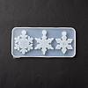 Christmas Theme DIY Snowflake Pendant Silicone Molds DIY-F114-26-4