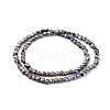 Electroplate Glass Beads Strands X-EGLA-J149-A-6mm-FR06-2