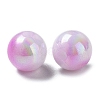 Two Tone Opaque Acrylic Beads SACR-P024-01A-W04-2