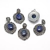 Natural Lapis Lazuli Gothic Pendants G-F228-18J-FF-1