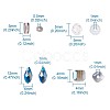 Yilisi Electroplate Glass Beads EGLA-YS0001-01-11