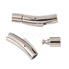 304 Stainless Steel Bayonet Clasps X-STAS-G157-02P-6mm-1