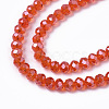 Electroplate Glass Beads Strands EGLA-A034-T8mm-A21-2