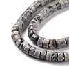 Synthetic Map Stone/Picasso Stone/Picasso Jasper Beads Strands G-P468-07-4