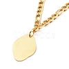 304 Stainless Steel Double Layer Necklaces NJEW-M181-23G-3