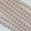 Eco-Friendly Dyed Glass Pearl Round Bead Strands X-HY-A002-10mm-RB007-1