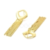 Hollow Rhombus Brass Stud Earrings EJEW-L270-26B-G-2