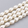 Natural Cultured Freshwater Pearl Beads Strands PEAR-S012-76B-1