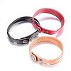 Leather Cord Snap Bracelets BJEW-P099-10-1