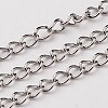 304 Stainless Steel Curb Chains Twisted Chains CHS-L015-48-1