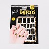 Mixed Style Removable Fake Temporary Tattoos Paper Stickers AJEW-O025-10-2