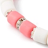 Handmade Polymer Clay Beads Stretch Bracelets Sets BJEW-JB06435-8