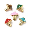 Rack Plating Brass Enamel Beads KK-Q795-05G-1