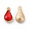 Faceted Glass Rhinestone Pendants FIND-G049-01G-06-1