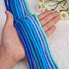 10 Strands 5 Colors Flat Round Handmade Polymer Clay Beads CLAY-SZ0002-02D-3