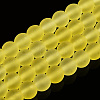 Transparent Glass Beads Strands GLAA-T032-T6mm-MD12-1