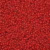 (Repacking Service Available) Baking Paint Glass Seed Beads SEED-C024-B-K20-1