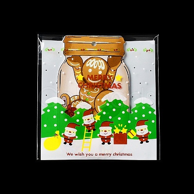 Christmas Theme Plastic Bakeware Bag OPP-Q004-04F-1