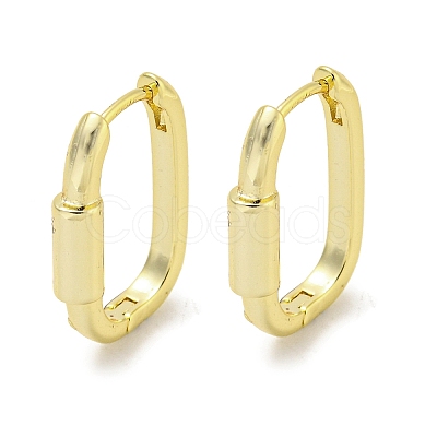 Brass Hoop Earrings EJEW-L211-010N-G-1