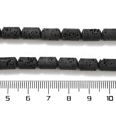 Synthetic Lava Rock Dyed Beads Strands G-H311-04-03-1
